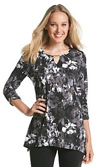 Notations Floral Abstract Top