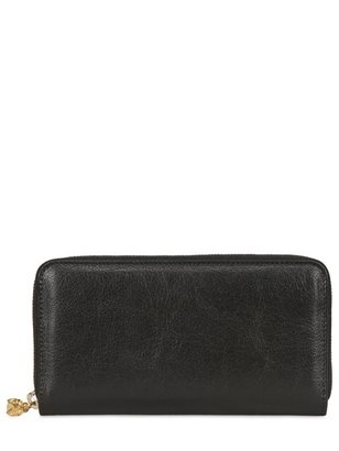 Alexander McQueen Leather Continental Zip Wallet