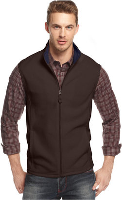 Club Room Full-Zip Fleece Vest