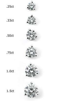 Kwiat Diamond & Platinum Stud Earrings