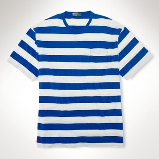 Polo Ralph Lauren Big & Tall Striped Jersey Pocket T-Shirt