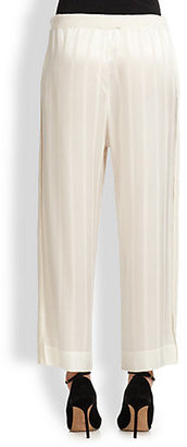 Nina Ricci Cashmere-Blend & Silk Cropped Pants