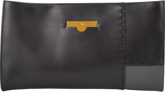 The Row Topstitched Clutch
