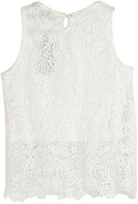 Choies Lace Loose Tank with Lining