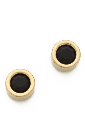 Marc by Marc Jacobs Tiny Rubberized Circle Studs
