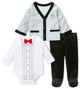 Little Me Baby Boys 3-pc.Prince Jacket Set