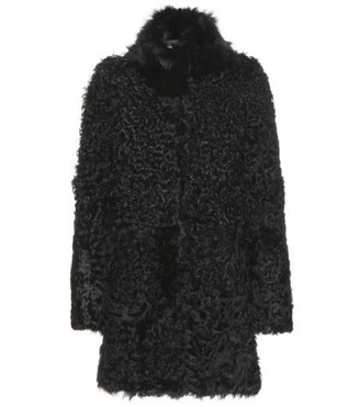 Yves Salomon Meteo by Shearling Coat With Fox Fur Collar