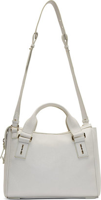 McQ White Leather Mini Cleo Shoulder Bag