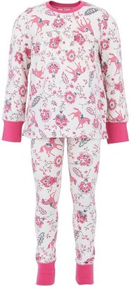 Joules Cream Horse Print Pyjama Set