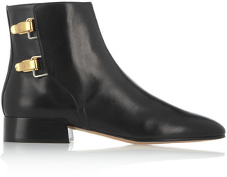 Chloé Buckled leather ankle boots