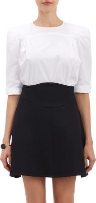 Carven Elbow-Sleeve Blouse