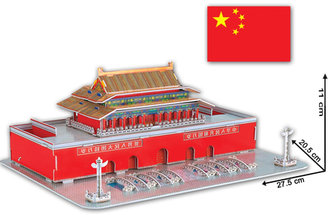 GDC Tiananmen 3D Puzzle - Medium Size