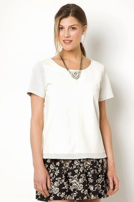 Anthropologie Second Female Leather Tee