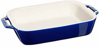 Staub Rectangular Ceramic Dish-DARK BLUE-One Size
