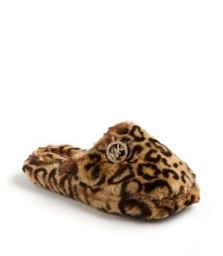 MICHAEL Michael Kors Cheetah Faux Fur Slippers