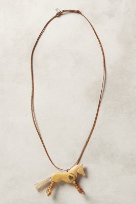 Anthropologie Renard Bijoux Whinny Pendant Necklace