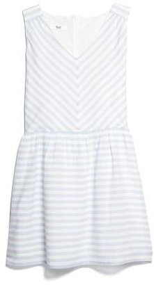 MANGO Striped cotton dress