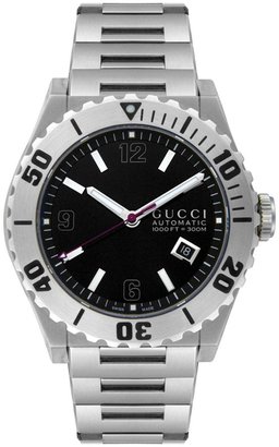 Gucci Men's YA115211 115 Collection Pantheon Automatic Stainless Steel Watch