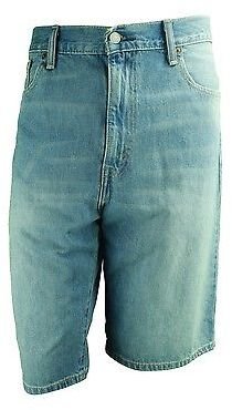 Levi's Levis Jeans 569 Loose Straight Shorts Duke Light Blue Denim Baggy Mens Pants