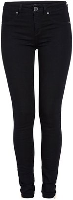Morgan Slim-fit jeans with ruched thigh detail