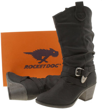Rocket Dog Womens Black Sidestep Ii Boots