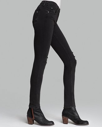 Rag & Bone JEAN Jeans - The Skinny in Soft Rock with Holes