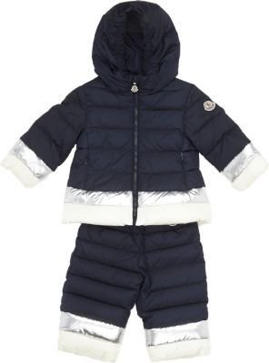 Moncler Two-Piece Quilted Down Snowsuit