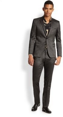 Versace Metallic Slim-Fit Suit
