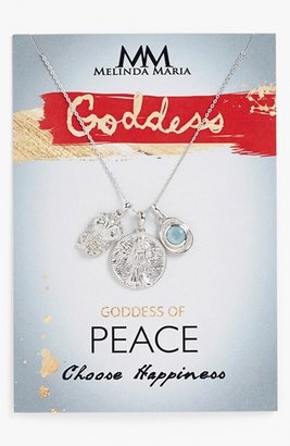 Melinda Maria 'Goddess of Peace' Cluster Pendant Necklace