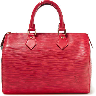 Louis Vuitton Red Epi Speedy 25