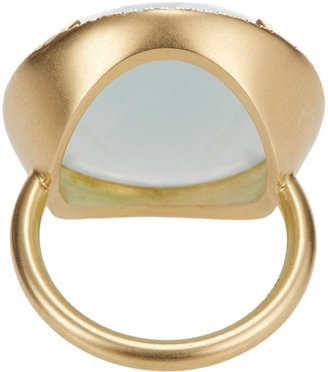Irene Neuwirth Aquamarine & Gold Ring