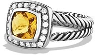 David Yurman Petite Albion Ring with Citrine & Diamonds