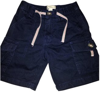 Burberry Navy Cotton Shorts