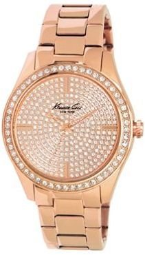 Kenneth Cole Ladies rose gold plated analogue watch