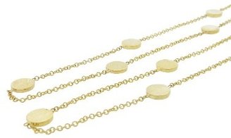 Jennifer Meyer 44 Inch Yellow Gold Circle Necklace