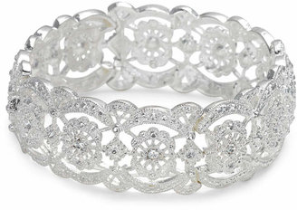 VIESTE ROSA Vieste Crystal Lace-Look Stretch Bracelet
