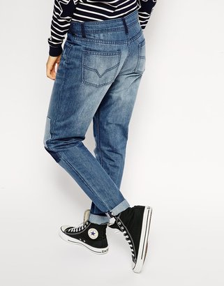 Bellfield Boyfriend Jeans With Patches