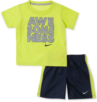 Nike Baby Boys' 2-Piece Tee & Shorts Set