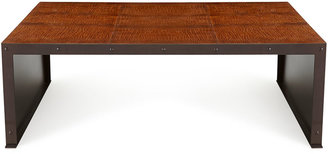 Horchow Grady Leather Coffee Table