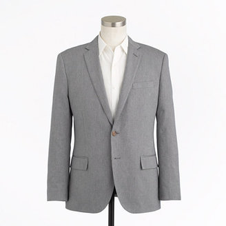 Ludlow suit jacket with center vent in Italian oxford cloth