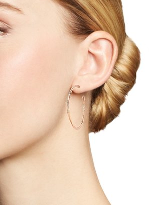 Ippolita Rose Hammered Hoop Earrings