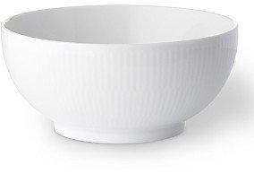 Royal Copenhagen White Fluted Plain Serving Bowl, 5.25