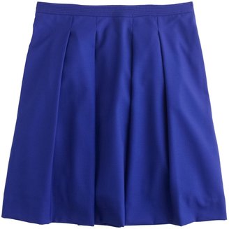 J.Crew Pleated skirt in Super 120s wool