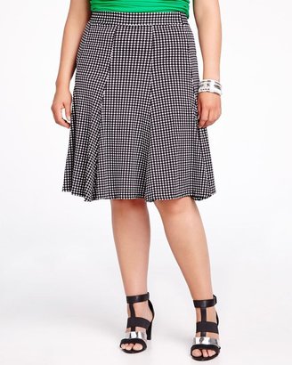 Addition Elle Pull-On Printed Skirt