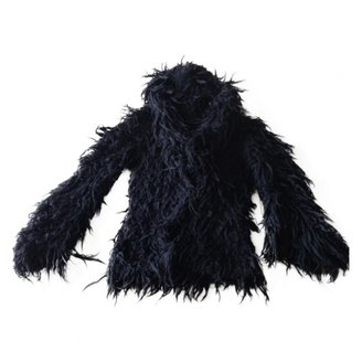 Maison Margiela Black Wool Coat