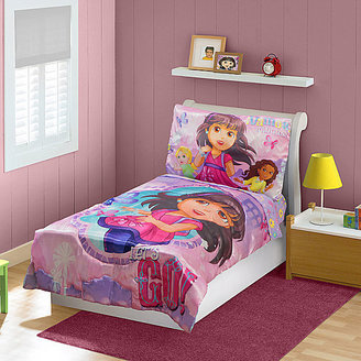 Nickelodeon Dora 4-pc. Toddler Bedding Set