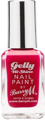 Barry M Gelly Hi Shine Nail Paint - Pomegranate