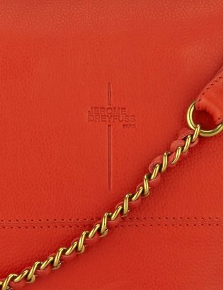 Jerome Dreyfuss Rouge Leather Bobi Shoulder Bag