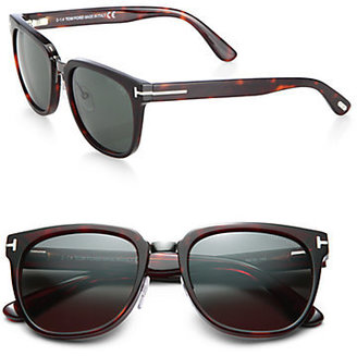 Tom Ford Eyewear Rock 55MM Wayfarer Sunglasses