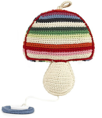 Anne Claire Crochet Mushroom Music Box - Mix Stripe